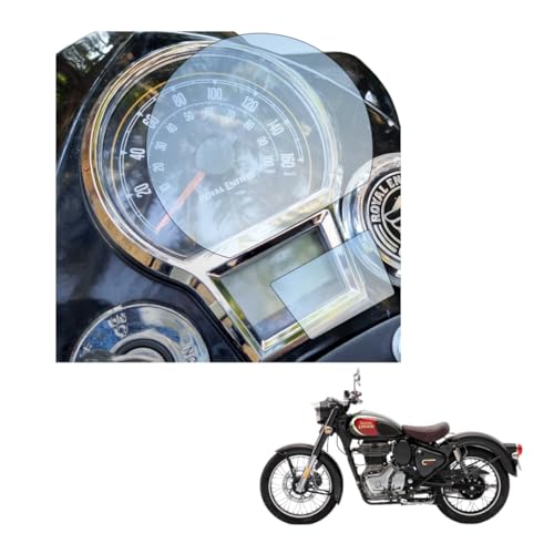 Image of D'FENDER Protector Compatible for Royal Enfield Classic 350 Reborn Motorcycle Display Surface Guard Protection PPF - Pack of 1