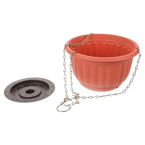 TOYANDONA 2pezzi Fioriera Appesa Per e Balconi Vasi Da Appendere Parete Con Ganci Realizzati in Plastica Sicura Design Moderno Per Piante Da e