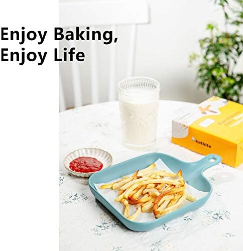 katbite 14 cm Burger Paper 1000 Pcs, katbite 5.5 x 5.5 inches Non Stick Hamburger Patty Parchment Paper, Baking Paper Square for Baking, Patty Separating