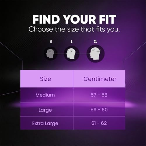 Image of Xtrac Ace ISI Certified Open Face Helmet for Men & Women | Half Face Bike Helmet with Scratch-Resistant Clear Visor | Lightweight ABS Shell | Quick Release Buckle | Purple - M
