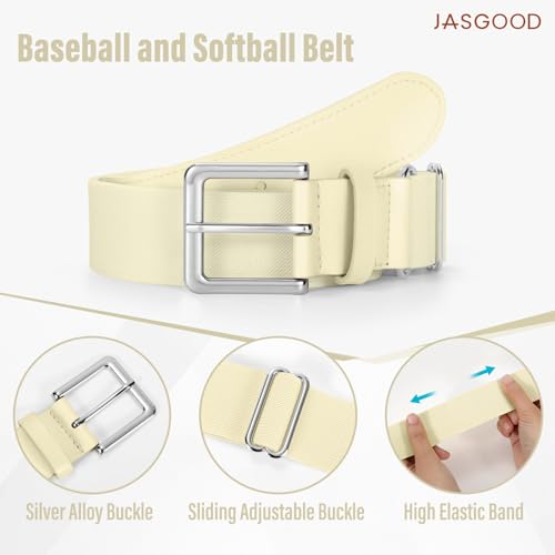 Image of Baseball Socks and Belt for Youth Adult Softball Socks Combo Elastic Waist Belt for Men Kids Boys Girls Women JASGOOD