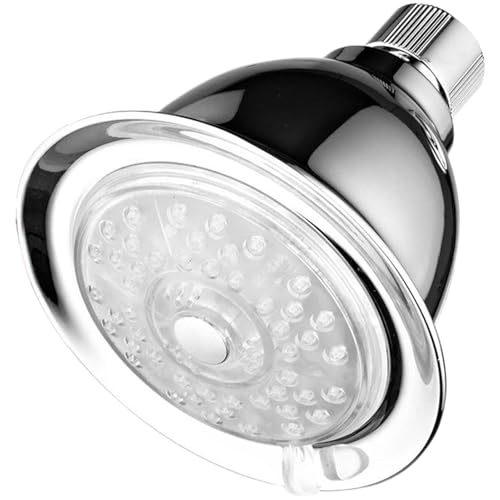 Ducha de ducha cabezal con luces LED - ducha LED de color cambiante Mano de ducha a alta presión con iluminación automática, accesorio de baño con efecto de cromoterapia, fácil de instalar