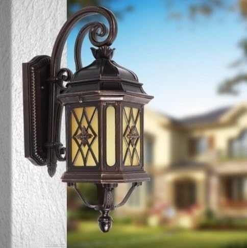 Lanterne victorienne en aluminium haut de gamme étanche E27