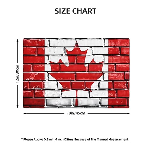 Set de table antidérapant lin lavable résistant chaleur cuisine salle à manger drapeau Canada