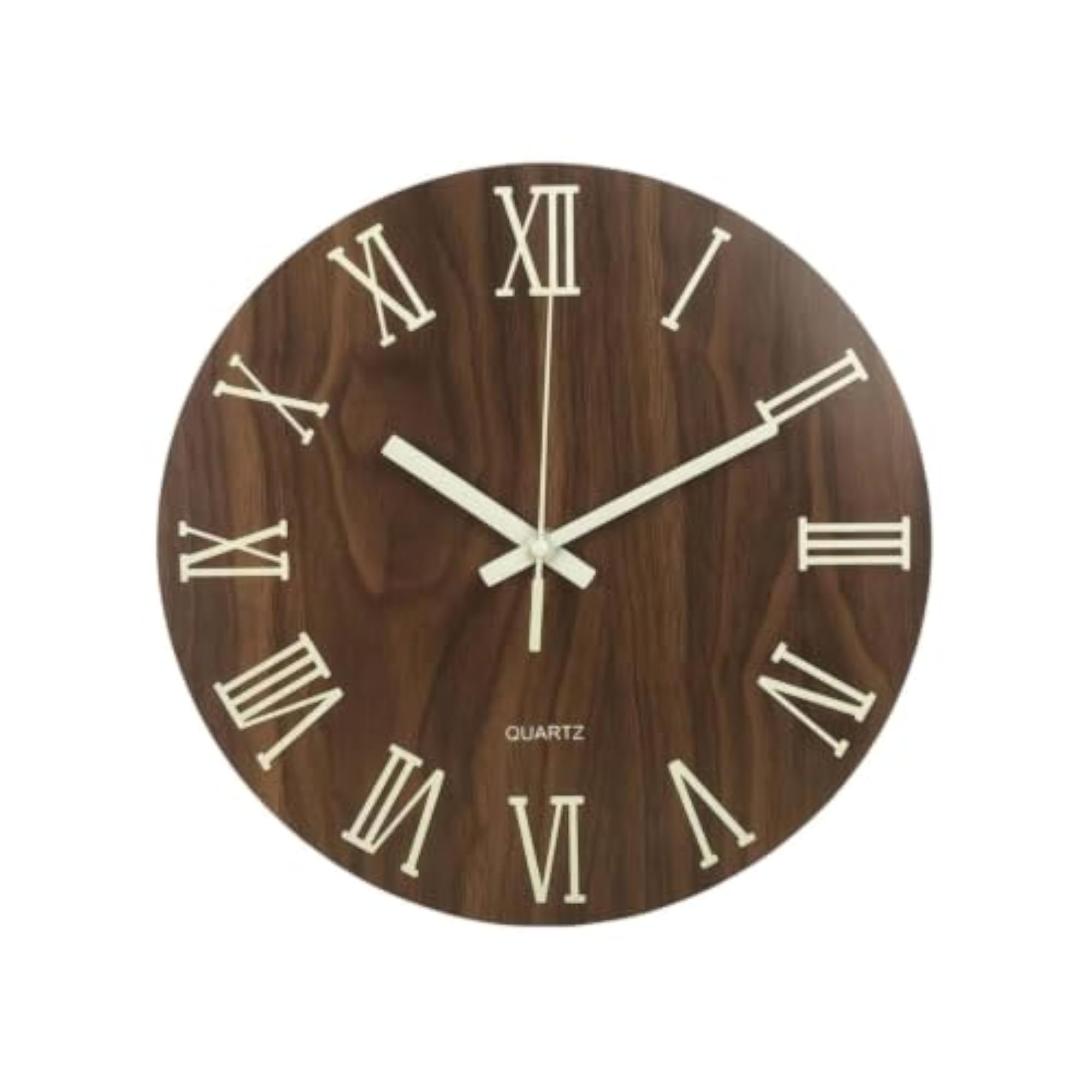 Non-Ticking Silent Wall Clock Round Luminous