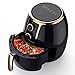 Frytownica Powietrzna 5L 1400-Watt Elektryczne Frytownice Na Gorące Powietrze Piekarnik Bezolejowa Kuchenka Nonstick, 30-minutowy Timer Regulowana Kontrola Temperatury