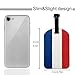 France Flag Luggage Tag with Privacy Protection,Travel Luggage Identifier,Fashionable Travel Accessory