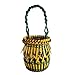 XZJY Borsa Da Spiaggia Di Paglia Borsa In Rattan Di Paglia Intrecciata, Secchio Con Nappe, Cestino Per Verdure, Borsa Piccola