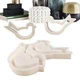 Tierformen,Hohle Vogelform Epoxidharz Deko Kunsthandwerk - Harz Gussform,für Feiertage, Hochzeiten, Partys, Abendessen, Tischdekoration zu Hause