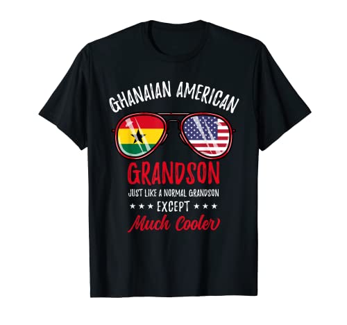Cool Ghanaian American Grandson Ghanaian Family T-Shirt