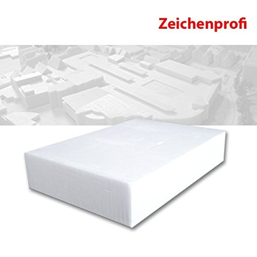 Preisvergleich Produktbild XPS Hartschaum fein, 8 x 29 x 39 cm, hochweiß