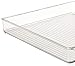 iDesign Plastic Refrigerator and Freezer Storage Organizer Tray with Handle for Kitchen, Pantry, Shelf, Counter, BPA-Free, 14.5