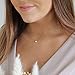 Single Pearl Dainty Necklace for Women 14K Gold Plated Chain with 8mm Cute White Pearl Charm Necklace Simple Bridesmaid Jewelry Gifts