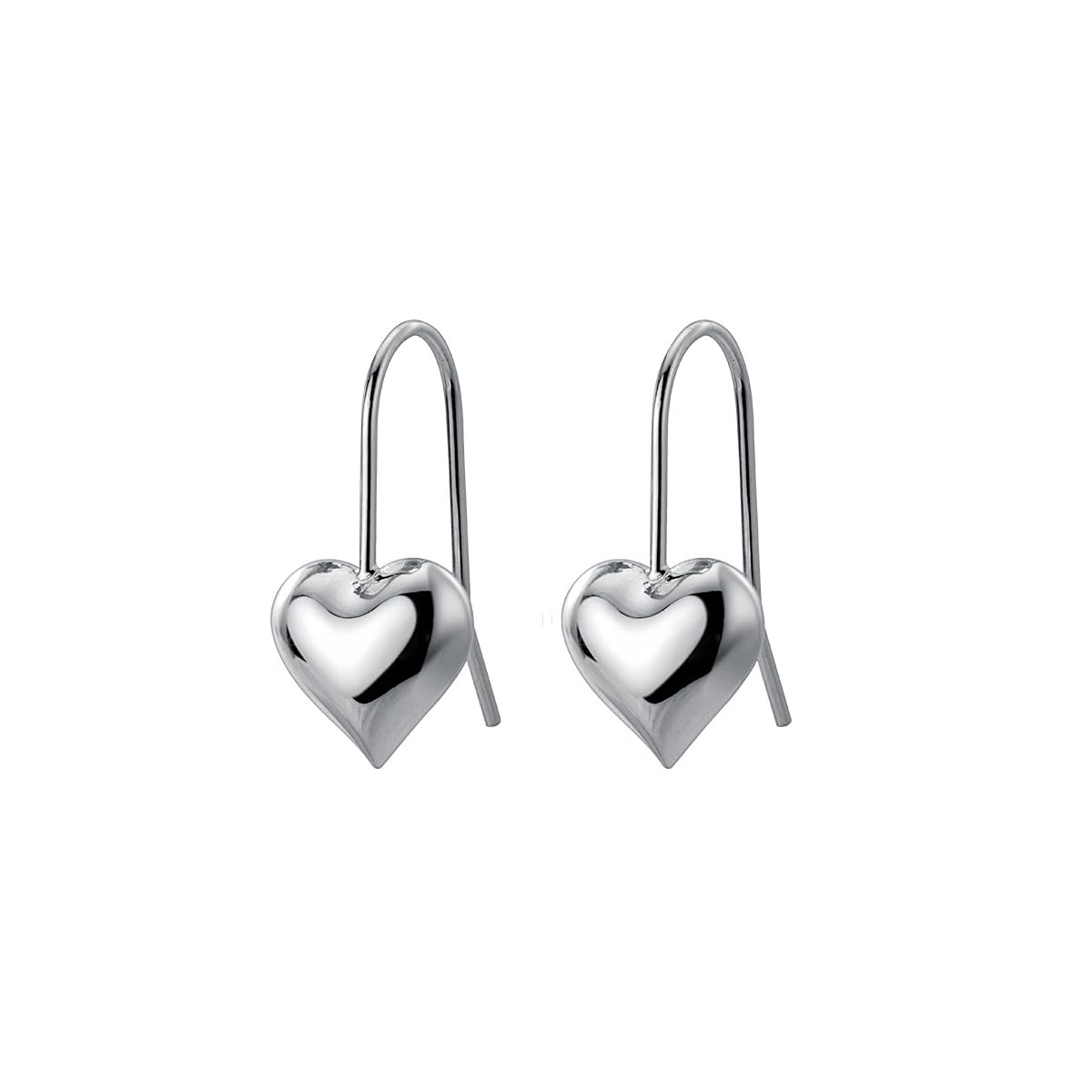 SLUYNZ Sterling Silber CZ Creolen Ohrringe Tropfen für Damen