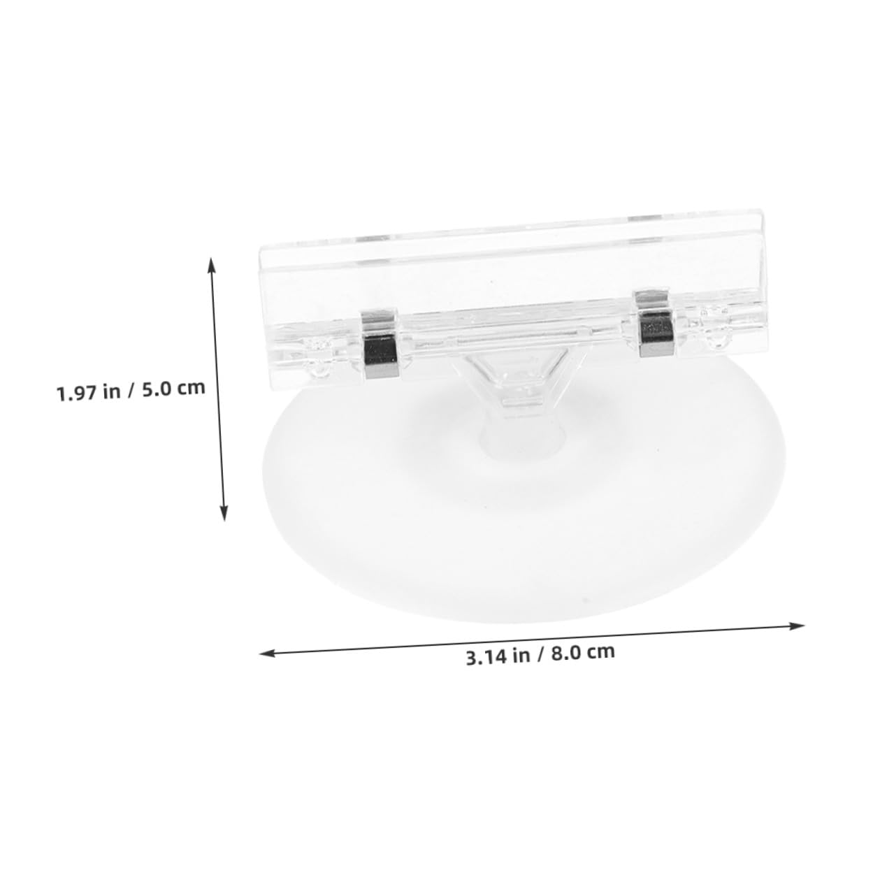 VILLCASE 20pezzi Porta Etichette in Plastica Clip per Scaffali e Cestini Supporto per Esposizione di Cartelli Merce e Cartellini dei Prezzi
