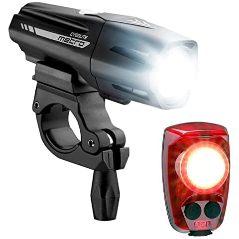 Cygolite Metro Plus 800 & Hotshot Pro 150 Bicycle Light Combo Set, Metro Plus 800 & Hotshot Pro 150 USB Rechargeable Bicycle Light Combo Set , black, red Cover