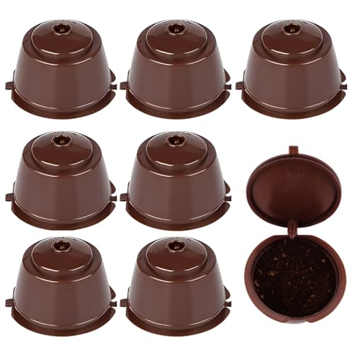 YOFDAL 8 Pezzi caffe capsule riutilizzabili, Caffe capsule, Compatibile con
