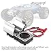 Tbest Motor Heat Sink, 540/550 Motor Heatsink Twin Cooling Fan RC Motor Fan for 1/10 Scale Electric RC Car(Silver) 1/10Th Scale Rc Fan 1 10Th Scale Rc Fan 1/10Th Scale Rc Fan