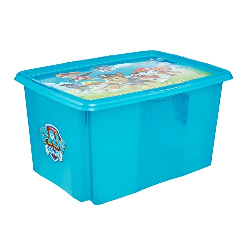 keeeper La Pat' Patrouille Boîte de Rangement avec Couvercle, Pivotante et Empilable, Pour...
