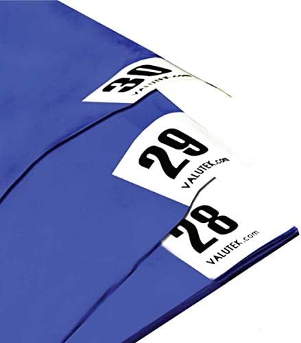 Valutek Sticky Mat for Cleanrooms, Adhesive Tacky Mat, Capture Dirt and Dust, Ideal for Hospital Labs Fabs Warehouse (4 Pads of 30 Sheets) (24" x 36", Blue)