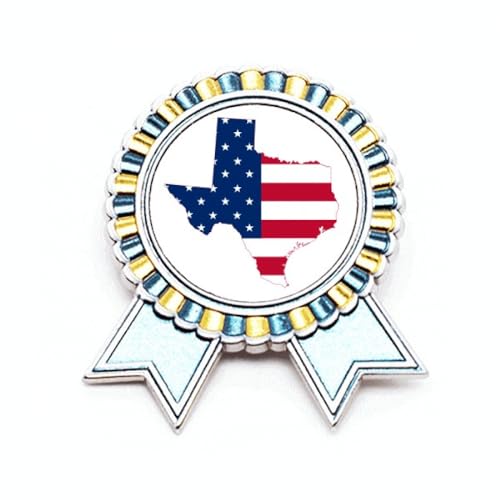 Broche Texas M en métal pour médaille de lauréat du prix de compétition