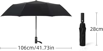 Sun Umbrella Large Windproof Automatic Umbrella For Men And Women Business Reinforced 24 Ribs Telescopic Handle