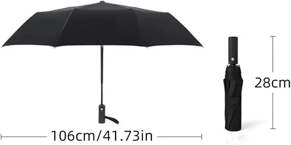 Sun Umbrella Large Windproof Automatic Umbrella For Men And Women Business Reinforced 24 Ribs Telescopic Handle