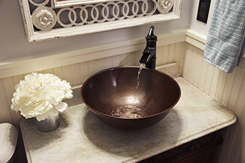 Hubble All-In-One Vessel Copper Bath Sink Kit With Pfister Ashfield Faucet And Drain #TOP1