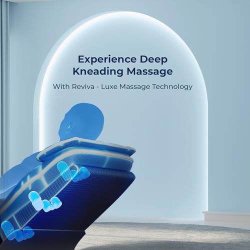 Image of The Sleep Company Luxe Pro Massager Motorised Recliner Sofa| Deep Kneading Rollers| Zero-Gravity Motorized Recline | Revolve Upto 270⁰ | Leatherette Upholstery | Grey | Free Installation