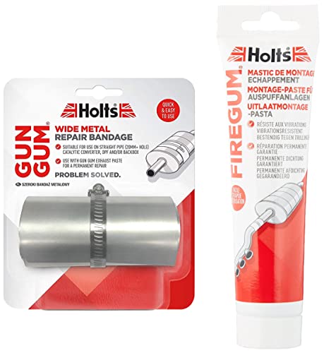 Mastic Firegum Holts et Tube Flexiwrap pour éliminer les bruits de pot