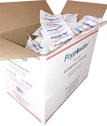 MirOil P100 -1 x CS of 90 x size C (160ml) Portion Packs for Fryers with Oil Capacities of Up to 40 lbs Item 40455 Fry Powder Oil Stabilizer Filter Aid, Remove Fry Oil Contaminants (1)