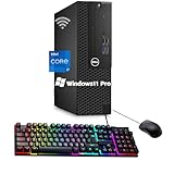 Dell Optiplex 5050 SFF PC Computadora de sobremesa, Core i7-7700 3.6GHz-4.2GHz, 8GB RAM, 256GB SSD, Teclado, Mouse, USB...