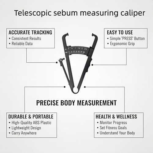 Professional High-Accuracy Body Fat Caliper