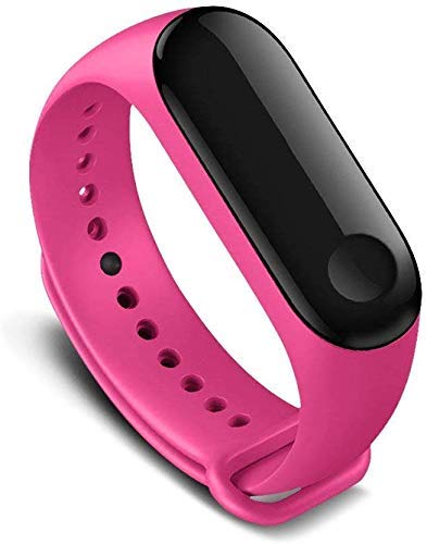 LEMONADE Silicone Unisex Slim Digital LED Pink Dial Girls Bracelet Band Watch (B07PN6N2PB) Amazon Price History, Amazon Price Tracker