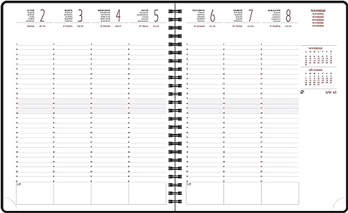 Exacompta Agenda semainier recyclé Eurotime 22S Chemin des marettes 18 5 x 22 5 cm 2027 - vue 3