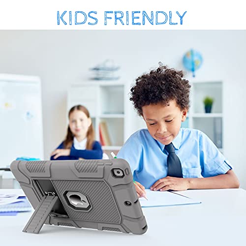 Rantice iPad Case, Hybrid Shockproof Rugged Drop Protection Cover with Kickstand for 10.2'' iPad (2021/2020/2019) (Gray+Black) by rantice - Used condition - Image 6