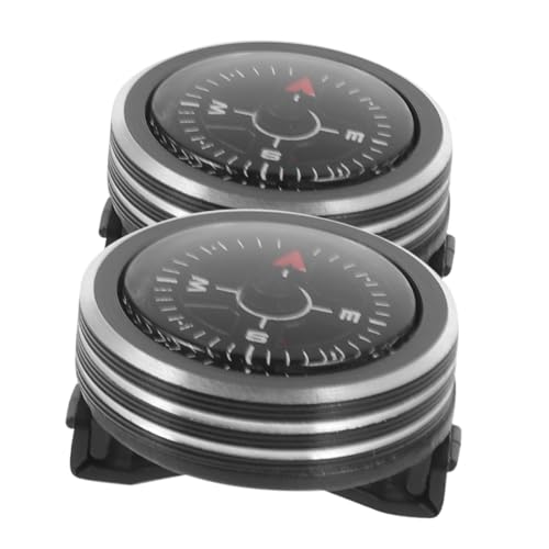 Brújula de muñeca desmontable 2 piezas portátil para camping