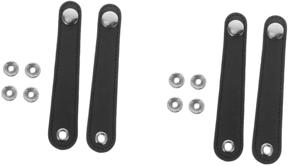 SECFOU 2sets Leather Accordion Accessory Bellows Buckle Belt for Accordion Fixation Lightweight and Breathable Straps for Comfortable Use during Practice and Performance