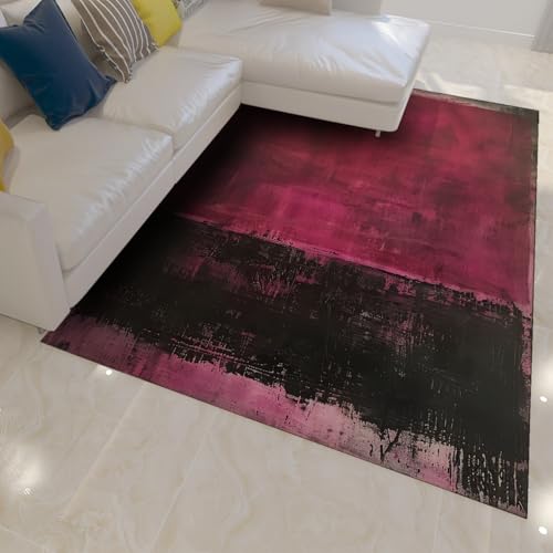 Tapis de salon lavable et antidérapant 160x230 style rétro