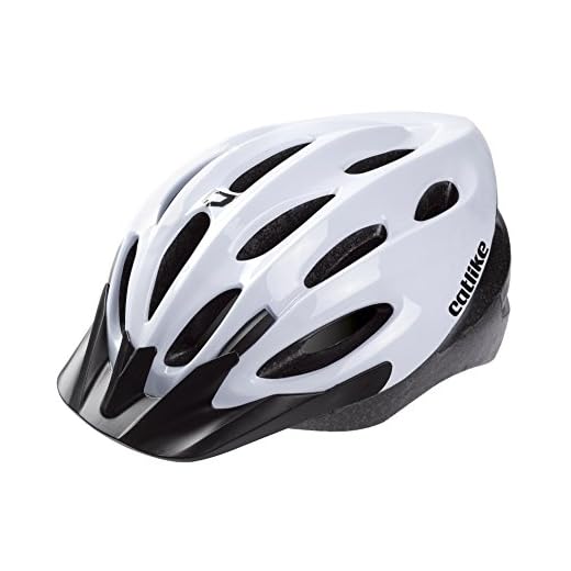Catlike Zest Casco de Ciclismo, Unisex Adulto, Blanco, M/55-59 cm