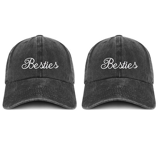 Set de 2 gorras de algodón pigmentado bordadas miniatura 1