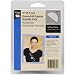 1/4" Covered All-Purpose Shoulder Pads-White 2/Pkg