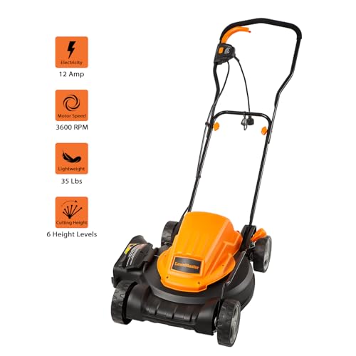 Image of LawnMaster Electric Lawn Mower 12AMP 19-Inch ME1218X.01