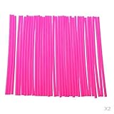 Artikellänge: Ca. 17 cm Almencla 72 Stü Universal Motocross Felgen Speichen Wraps Skins Cover Pink