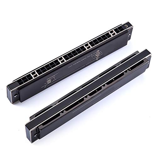 KIRANDIE 24 Trous Harmonica Professional Performance Organe Bouche à Bois Touche Musicale de C/D/E/F/G/A/B (Color : Deep… - Les Beatles, Paul McCartney, John Lennon, RIngo Starr, George Harrison KIRANDIE 24 Trous Harmonica Professional Performance Organe Bouche à Bois Touche Musicale de C/D/E/F/G/A/B (Color : Deep… – Image 7