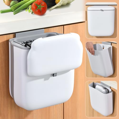 Singwow Food Waste Bin, Recycling Cupboard Bins for Kitchen 10L...