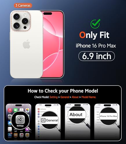 Image of FNTCASE for iPhone 16 Pro-Max Case: Matte Magnetic Phone Cases with Screen Protector Compatible with Magsafe Slim Anti Yellowing Rugged Shockproof Protective Translucent Cell Phone Cover (C-Pink)