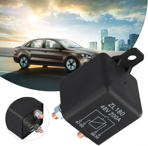 Röle için Genel Amaçlı Otomotiv, SPST için 200A 48V DC Sistemleri için Röle İçin Ağır Hizmet Marş Motoru, 2800W'a kadar Yüksek Akım Anahtarlama, -30 ° C ila+80 ° C - Görsel 5