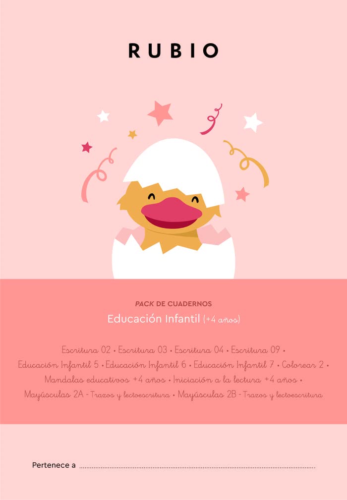 Pack de cuadernos Educación Infantil (+4 años) (PACKS ESCOLARES)