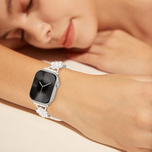 SOLOLUP Slim Leather Band Compatible with Apple Watch Bands for Women by SOLOLUP - Used condition - Image 8